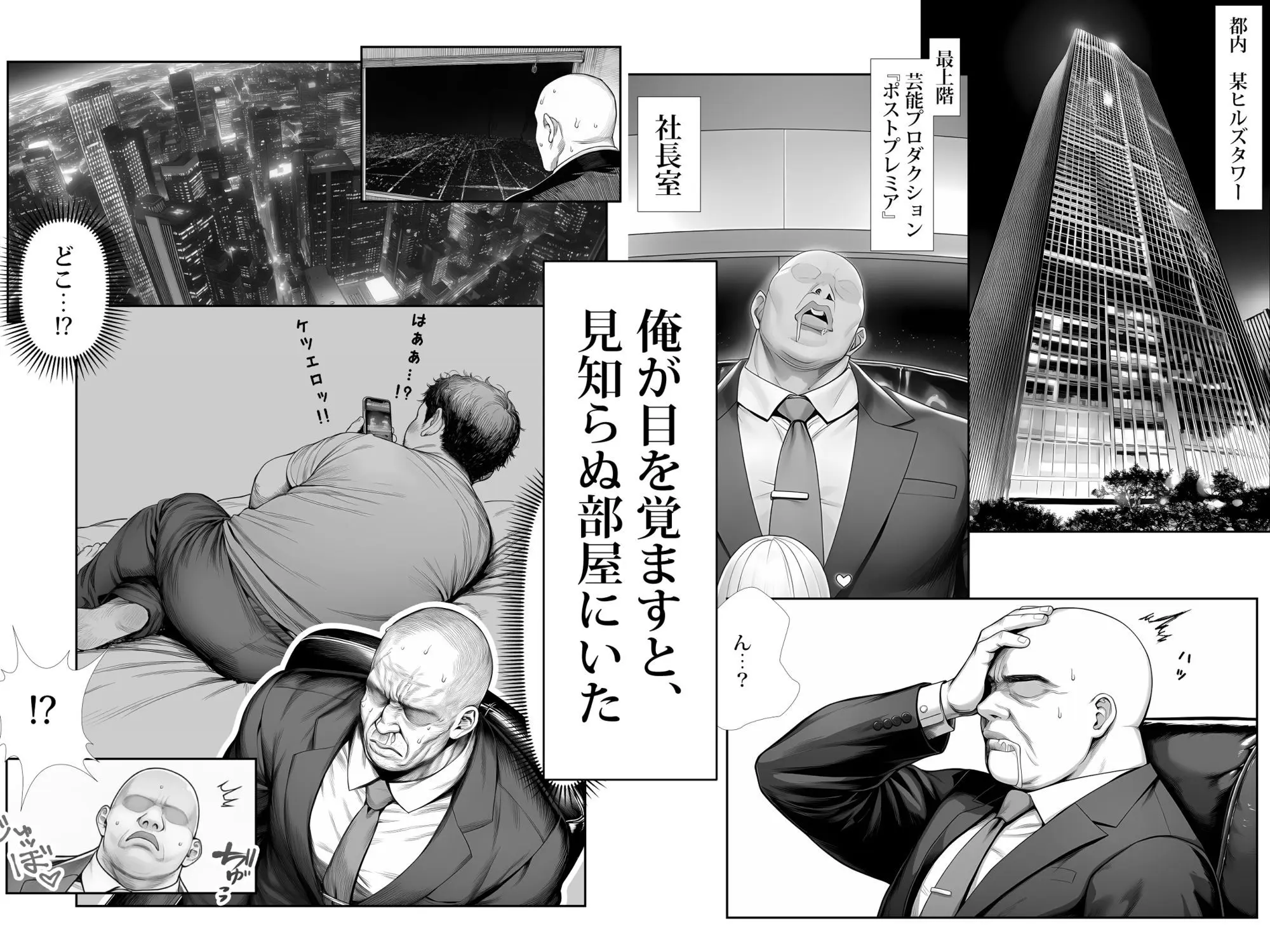 大手芸能プロダクション社長に転生したおじさん、 アイドルや美女社員たちから枕営業持ちかけられて中出しセックスしまくる 画像1