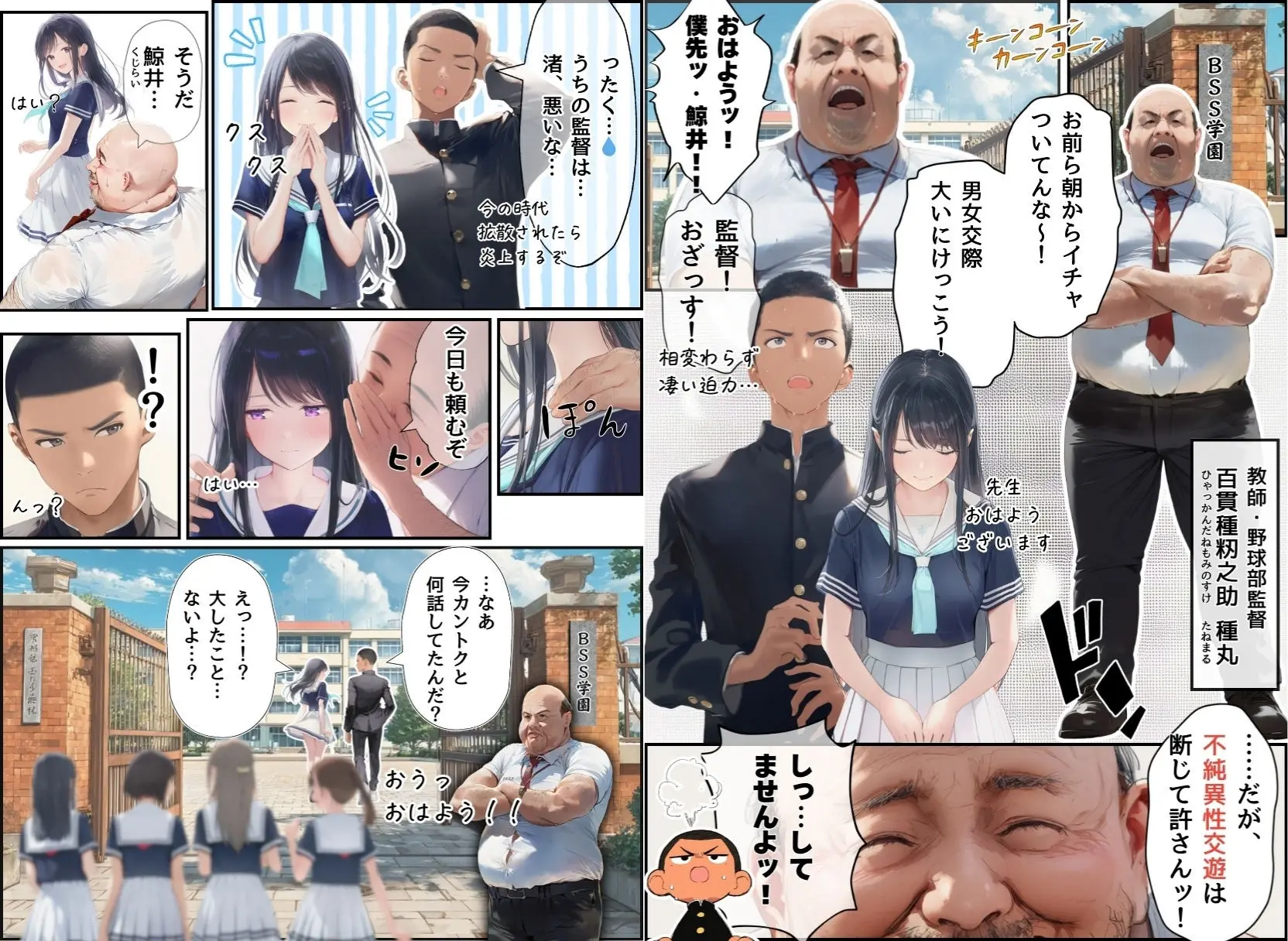 想いを寄せていた幼馴染みが中年メタボ教師（BMI40）と肉体関係だった件 画像3