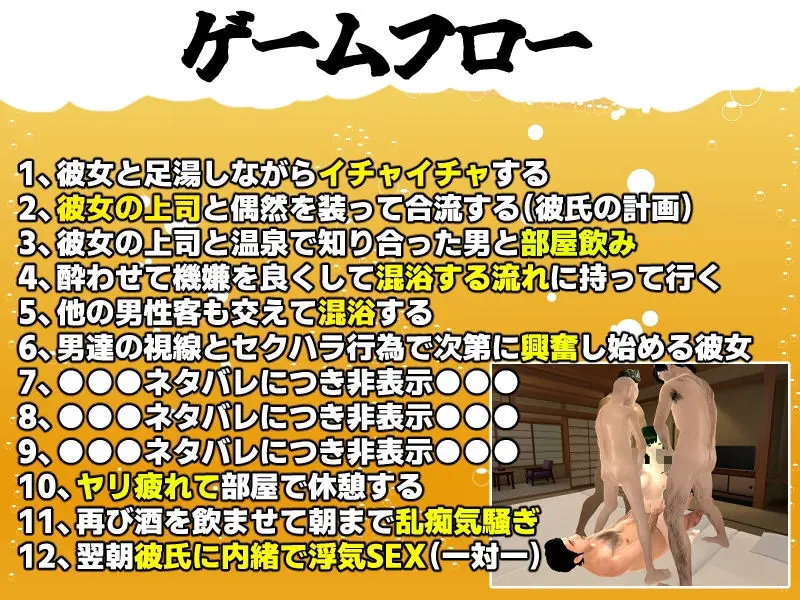 僕の彼女とヤッてみる2 〜混浴温泉〜 画像2