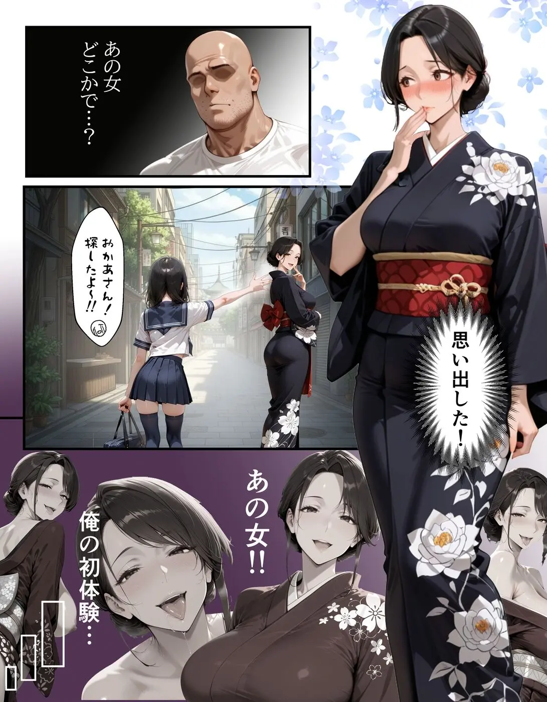 【総集編・セリフ有】催●アプリで人妻を調教したら娘も巻き込んで親子丼になった話〜総集編 1〜 画像3